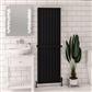 Hadleigh 1800 x 555 Aluminium Radiator Matt Black