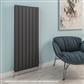 Hadleigh 1200 x 275 Aluminium Radiator Matt White