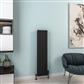 Hadleigh 1200 x 275 Aluminium Radiator Matt Black