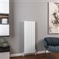 Hadleigh 1200 x 415 Aluminium Radiator Matt White