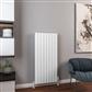 Hadleigh 1200 x 555 Aluminium Radiator Matt White