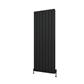 Guardia 1800 x 660 Aluminium Radiator Matt Black