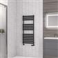 Tunstall 1200 x 500 Towel Rail Matt Black