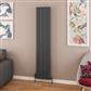 Withington 1800 x 375 Aluminium Radiator Matt Anthracite