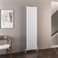 Malmesbury 1800 x 470 Aluminium Radiator Matt White