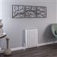 Burford 600 x 485 Aluminium Radiator Matt White