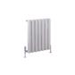 Burford 600 x 485 Aluminium Radiator Matt White