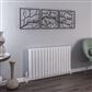 Burford 600 x 1045 Aluminium Radiator Matt White