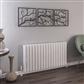 Burford 600 x 1185 Aluminium Radiator Matt White