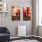 Kelmscott 600 x 485 Aluminium Radiator Matt White