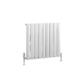 Kelmscott 600 x 625 Aluminium Radiator Matt White