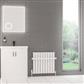 Kelmscott 600 x 625 Aluminium Radiator Matt White