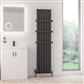 Kelmscott 1800 x 415 Aluminium Radiator Matt Anthracite