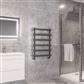 Marlow 850 x 600 Towel Rail Matt Anthracite