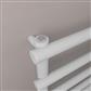 Marlow 850 x 600 Towel Rail Matt Grey