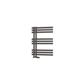 Hurley 800 x 600 Towel Rail Matt Anthracite 