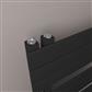 Helmsley 1150 x 500 Towel Rail Matt Black