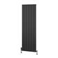 Withington 1800 x 565 Aluminium Radiator Matt Anthracite