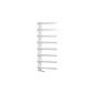 Marlow E-Style 1150 x 500 Towel Rail Matt White