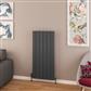 Withington 1200 x 565 Aluminium Radiator Matt Anthracite