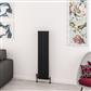 Withington 1200 x 280 Aluminium Radiator Matt Black