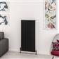 Withington 1200 x 565 Aluminium Radiator Matt Black