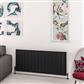 Withington 600 x 1420 Aluminium Radiator Matt Black