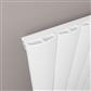 Tordino 1800 x 375 Aluminium Radiator Matt White