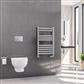 Defford 800 x 500mm Towel Rail Matt Grey