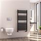 Defford 1200 x 600mm Towel Rail Matt Black