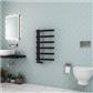 Platani 800 x 500mm Towel Rail Matt Black