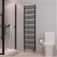 Corinium Round 1800 x 500 Towel Rail Matt Anthracite