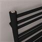 Corinium Round 1200 x 600 Towel Rail Matt Black