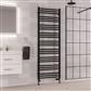 Corinium Round 1800 x 600 Towel Rail Matt Black