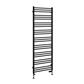 Corinium Round 1800 x 600 Towel Rail Matt Black