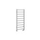 Tuscan Round 1200 x 500 Towel Rail Matt Grey