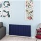 Withington 600 x 1230 Aluminium Radiator Matt Cobalt Blue