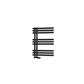 Hurley 800 x 600 Towel Rail Matt Black