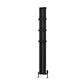 Malmesbury 1800 x 185 Aluminium Radiator Matt Black