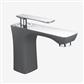 Helston Basin Mono Tap with Waste Matt Smooth Anthracite