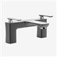 Helston Bath Filler Tap Smooth Anthracite