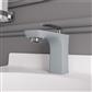 Helston Basin Mono Tap with Waste Gloss Grey