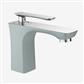 Helston Basin Mono Tap with Waste Matt Smooth Grey