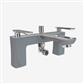 Helston Bath Shower Mixer Tap (BSM) with Handset Gloss Grey