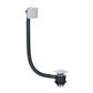 Square Sprung Plug Bath Waste Chrome