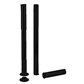 Adjustable Stand pipes for concealing water supply - Black