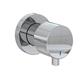 Meriden 3 Tap Hole Wall Mounted Basin Tap Set Chrome