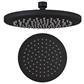 Meriden 10" (250mm) Round Easy Clean Shower Head - Matt Black