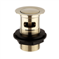 Push Button Basin Waste - Brushed Brass