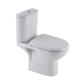 Kompact in a box Close Coupled Toilet Bundle with WC Pan, Cistern and Soft Close Toilet Seat - White